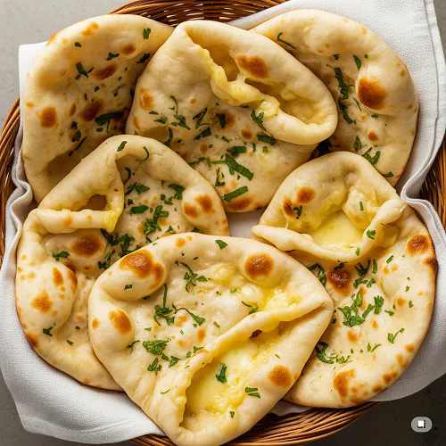 Cheese & Garlic Nan 