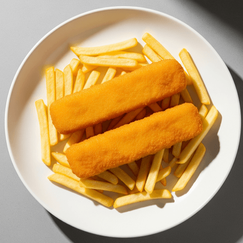 Kids Fish Finger With Chips 
