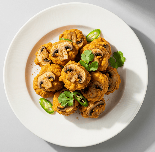 50 Pcs Mushroom Pakora 