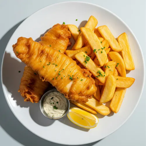 2 Pcs Fish & Chips 