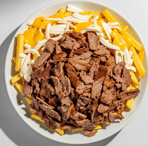 Chips, Cheese & Doner Meat 