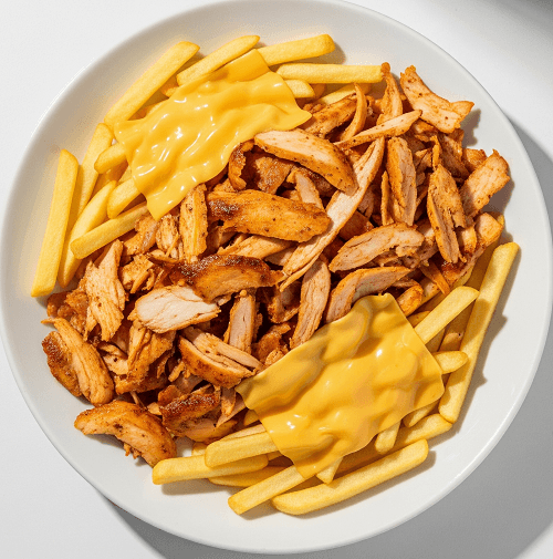 Chips, Cheese & Spicy Chicken 