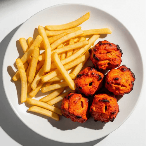 Chips, Cheese & Chicken Tikka 